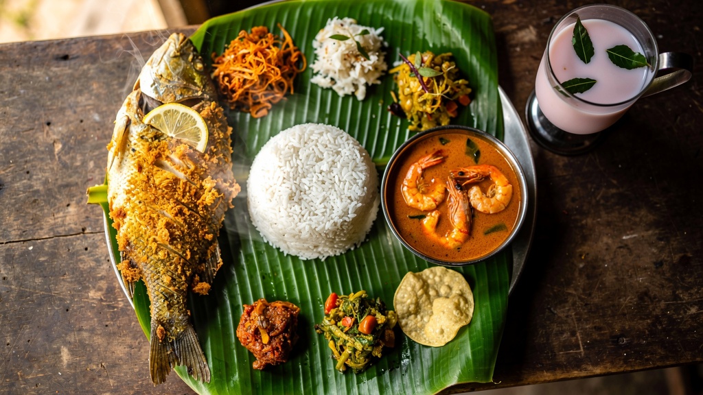 Seafood thali - Konkani cuisine